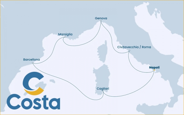 Crociera Costa: ITALIA, FRANCIA, SPAGNA