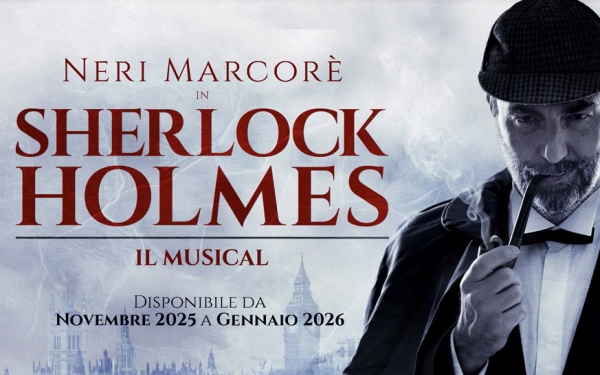 Sardegna: NERI MARCORÈ in SHERLOCK HOLMES - Il musical